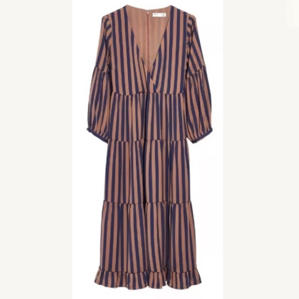 Madewell Striped Midi Dress